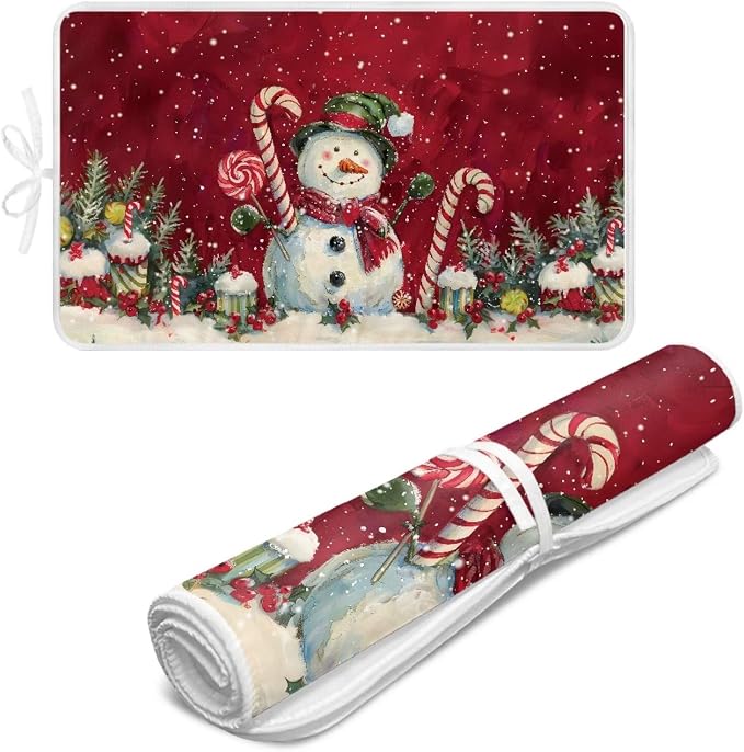 Ironing Mat Christmas Portable Iron Pad Magnetic Cover and Padding by Unknown