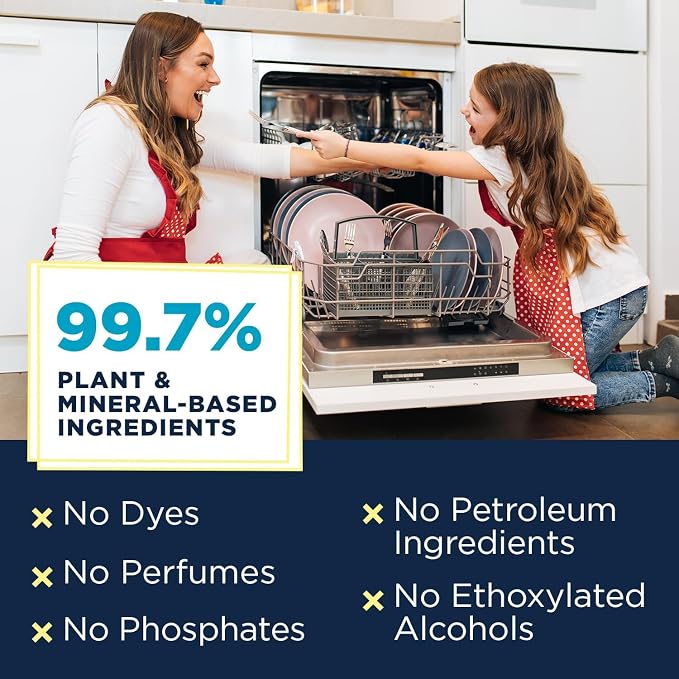 Nature Clean All Natural Dishwasher Rinse Aid Cleaner, Liquid Dishwasher Rinse - Image 3