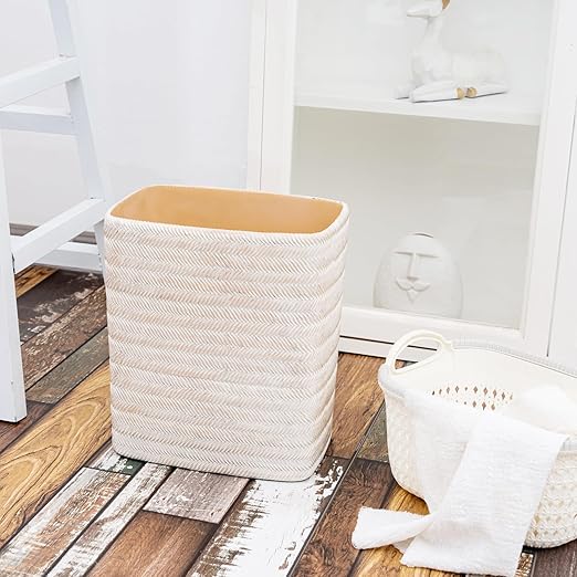 Polytree Bathroom Trash Can 1.8 Gallon Small Kitchen Garbage Can, Decor - Image 4