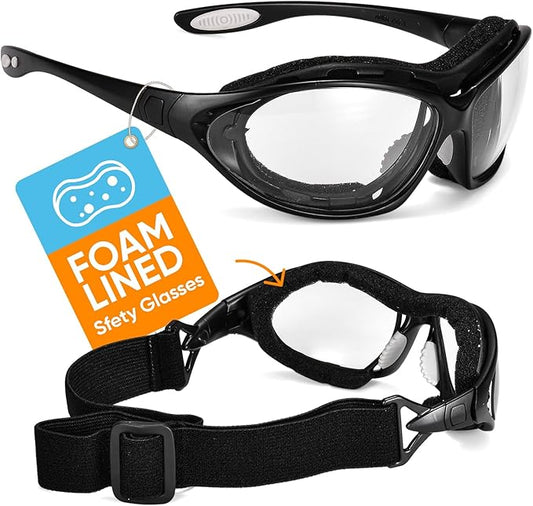 SAFEYEAR Anti Fog Safety Glasses- SG002 Clear Scratch Resistant Work Glasses by SAFEYEARSafetyGlassesMaximumUtilityAcrossaMyriadofEnvironments-TechnicalSpecs