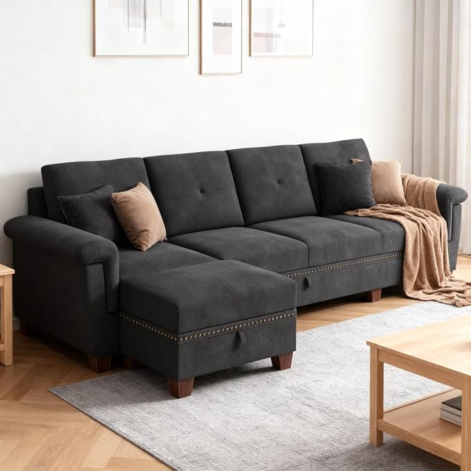 JAMFLY 108" Modular Sectional Sofa - Image 3