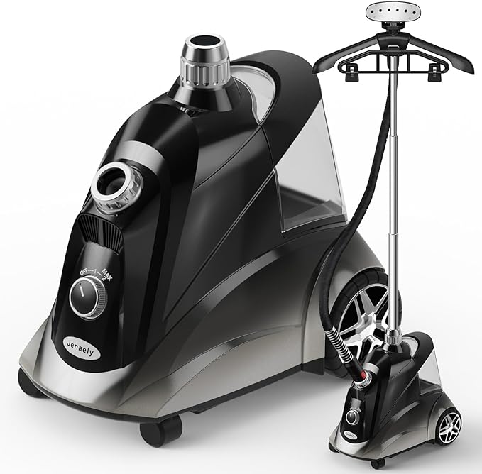 Steamer for Clothes, Jenaely 1500W Standing Garment Steamers, 35s Fast Heat-up by Jenaely
