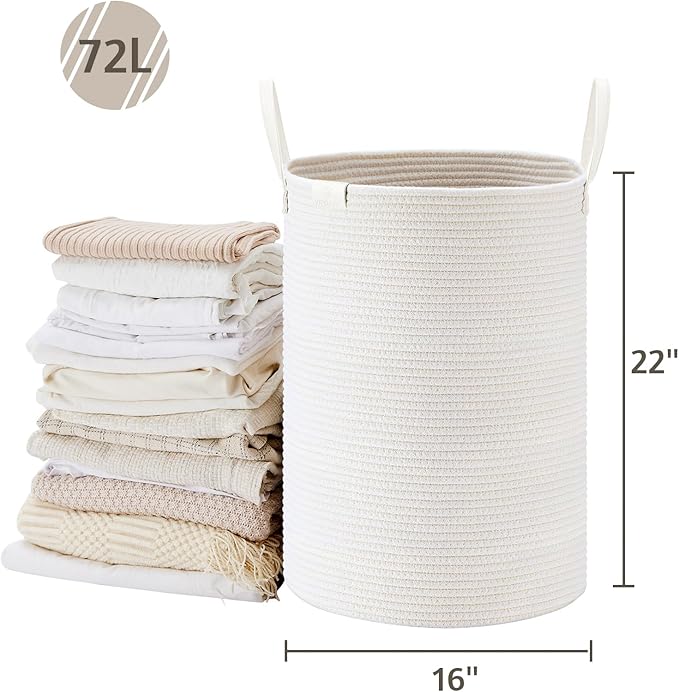VIPOSCO Tall Laundry Basket, Large Dirty Clothes Hamper - Image 5