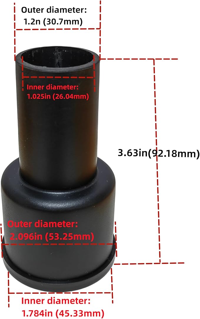 palart 3 Piece Vacuum Adapter Combo Kit Fits Wet Dry Vacuum Cleaners Connector - Image 8