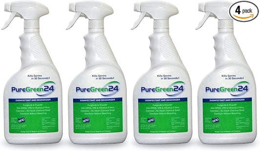 PureGreen24 Safe & Effective Disinfectant. Kills Deadly Germs including RSV by PUREGREEN24