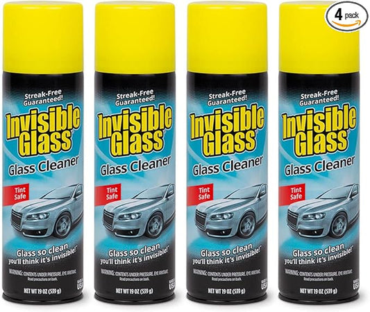 Invisible Glass 91164-4PKPremium Aerosol Glass and Window Cleaner by InvisibleGlass