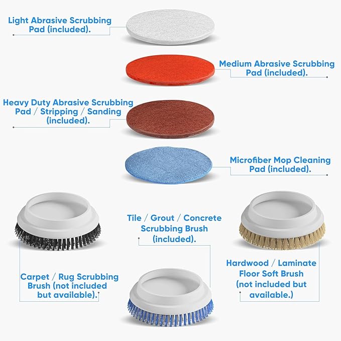 Prolux Core Heavy Duty 15 inch Floor Buffer Scrubber and Polisher Cleaning - Image 4