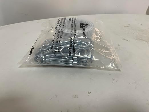 Turnbuckles for Cables Wire, 1/8" X 100Ft White PVC Coated Wire Rope Kit - Image 11