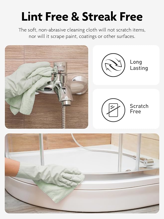 Fantasticlean Microfiber Cleaning Cloth Roll -75 Pack, Tear Away Microfiber - Image 4