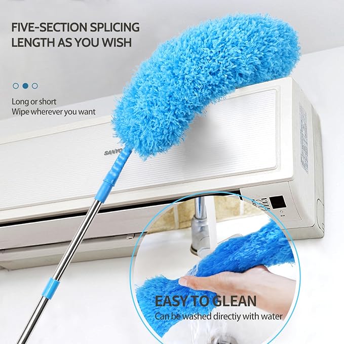 Ceiling Fan Cleaner Duster Reusable Microfiber Removable Duster - Image 4