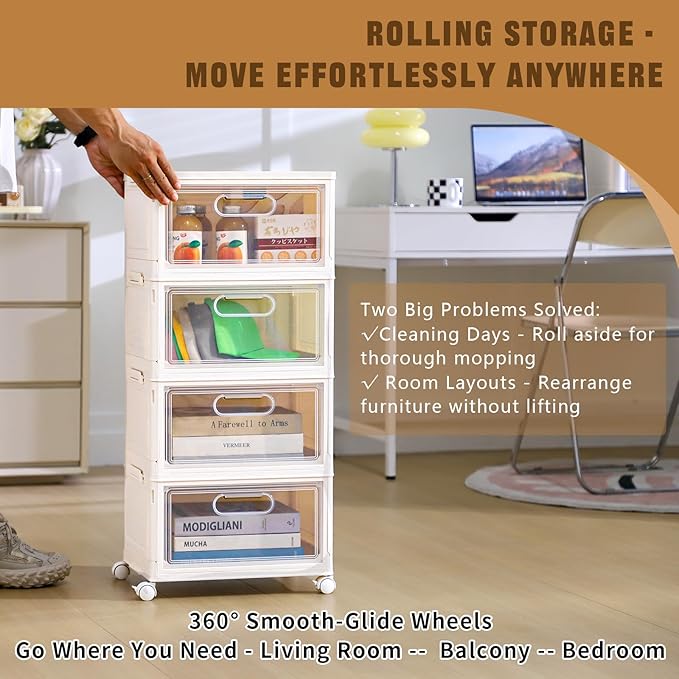 4-Tier Stackable Storage Bins - Image 6