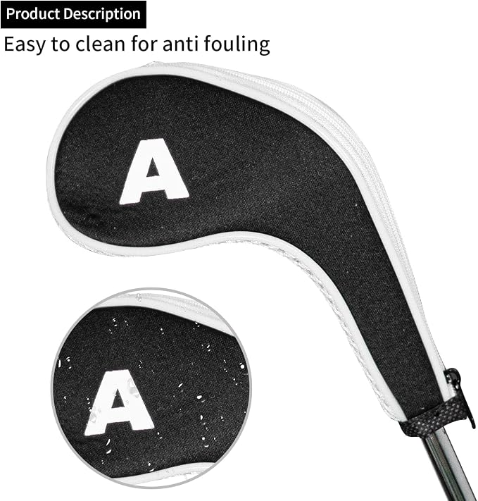 Golf 12pcs Thick Synthetic Golf Iron Head Covers Set Headcover Fit All Brands - Image 4