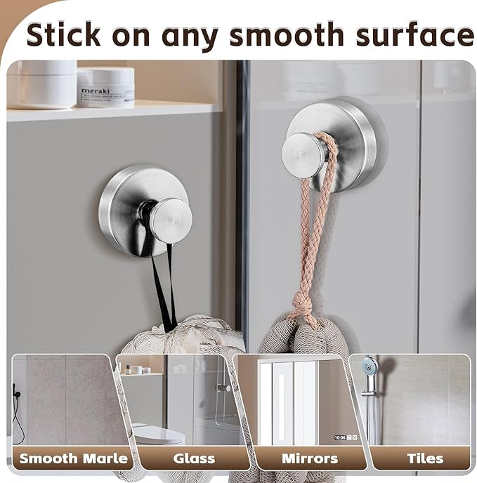 Reusable Heavy Duty Suction Cup Hooks - Image 5
