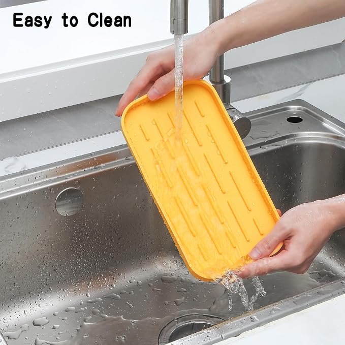 Silicone Kitchen Sink Organizer Tray - Image 7