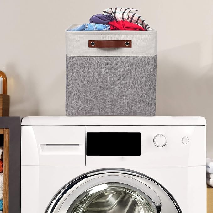 Univivi Storage Bins with Hard Bottom