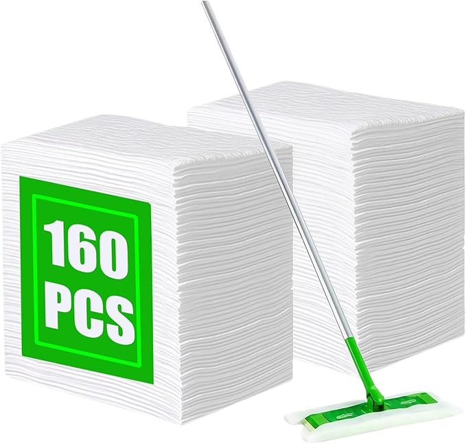 SUZZYVINE Dry Sweeping Cloths Mop Refills Disposable Floor Cleaning Wipes - Image 9