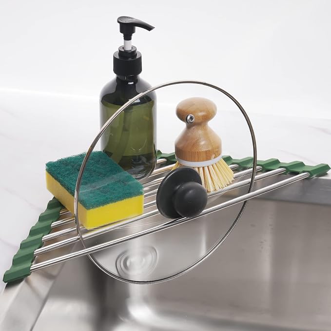 Tomorotec Triangle Roll-Up Dish Drying Rack - Image 9