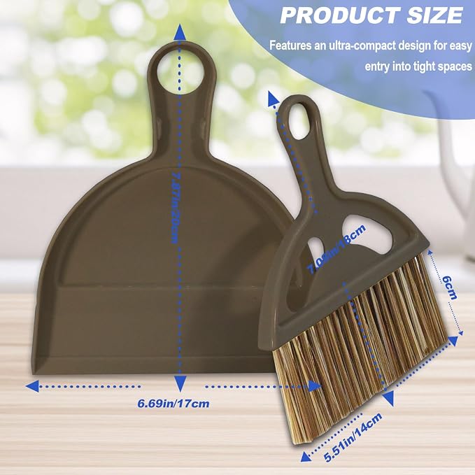 Mini Broom and Dustpan Set Hand Broom - Image 6