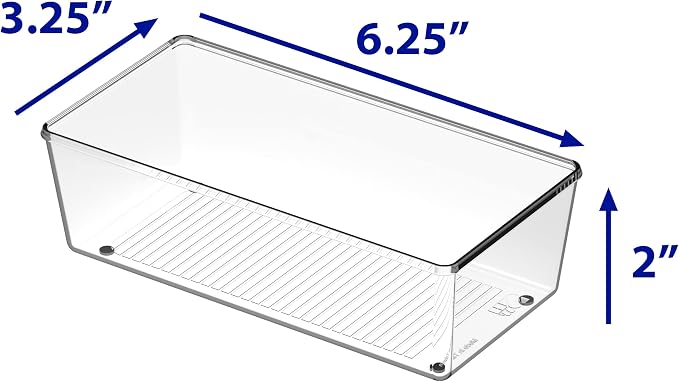 Simple Houseware Clear Drawer Organizer - Image 5