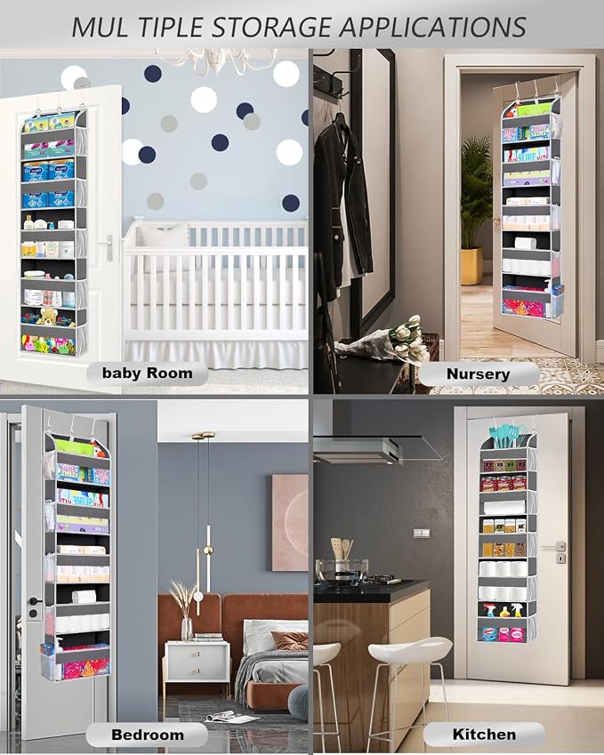 2 Pack Over The Door Storage Organizer - Image 4