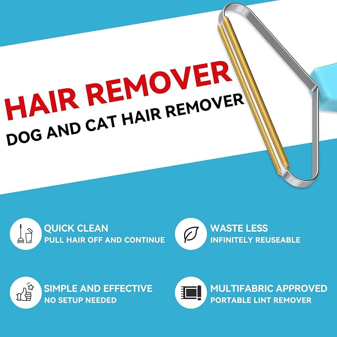 Pet Hair Remover, Pet Hair Removal Tool, Cleaner Pro Pet Hair, Fabric Shaver - Image 6