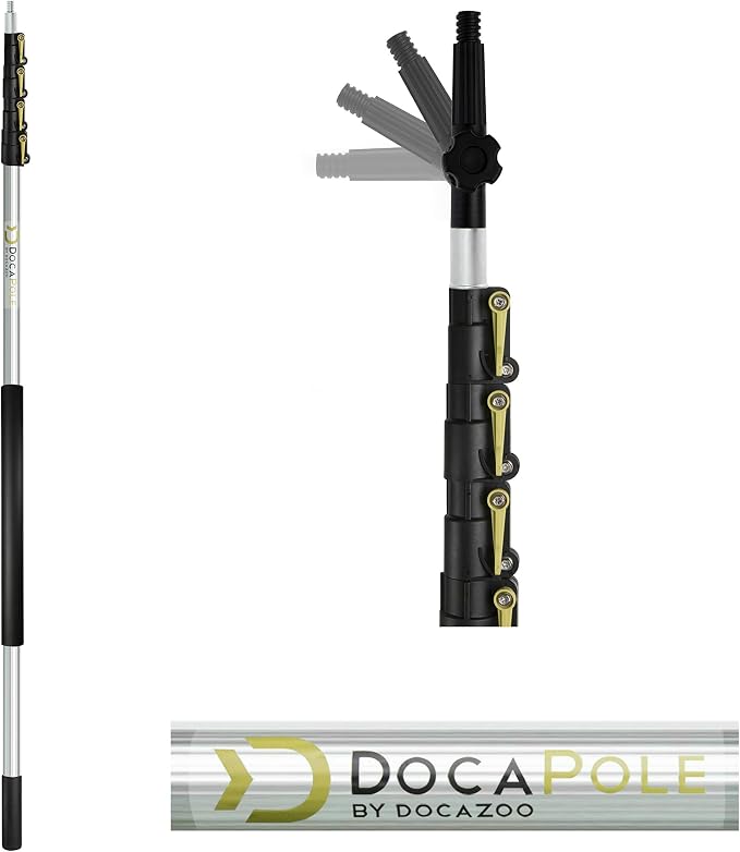 DOCA Scrub Brush 7-30 Ft with Long Handle Extension Pole - Image 3