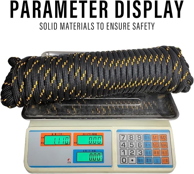 Diamond Braided Polypropylene Rope Nylon Rope Mix Thick Heavy Duty Ropes 1/2 - Image 4