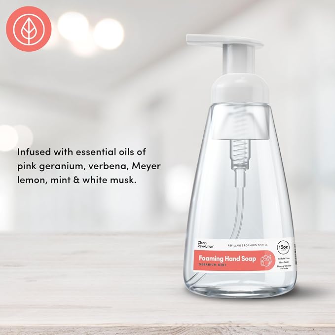 Clean Revolution Foaming Hand Soap, Moisturizing, Ready To Use Formula - Image 2