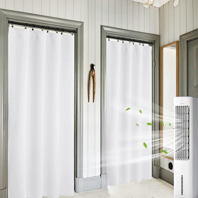 RYB HOME White Curtains for Bedroom by RYBHOME