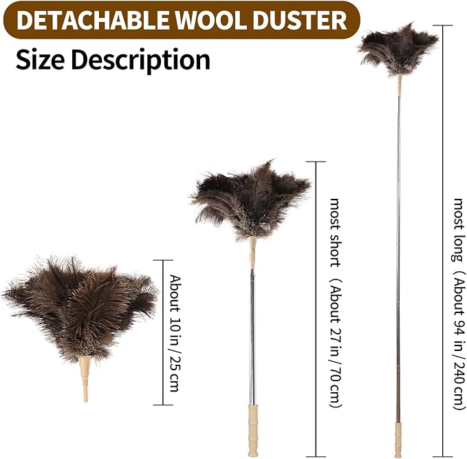 Extendable Cleaning Duster 94 Inch - Image 2