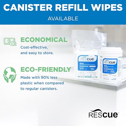 REScue One-Step Disinfectant Cleaner & Deodorizer Wipes - Image 6