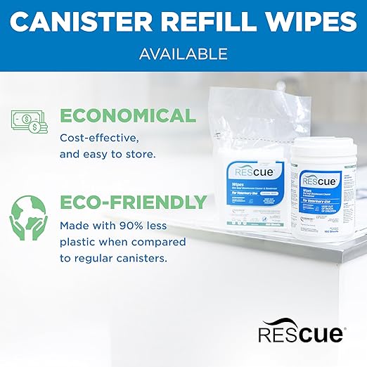 REScue One-Step Disinfectant Cleaner & Deodorizer Wipes - Image 5