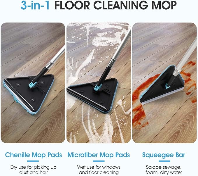 16 Feet High Ceilings Baseboard Wall Cleaner Mop - Image 4