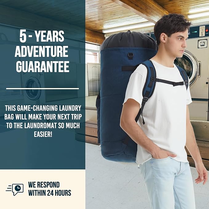 Laundry Backpack Heavy Duty, 115L Extra Large Laundry Bag - Image 6