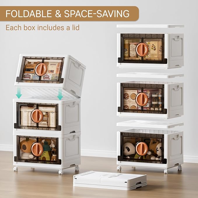 JEKO&JEKO 332Qt Lockable Stackable Storage Bins - Image 4