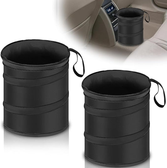 2 PCS Car Trash Can, Collapsible Pop-up Car Garbages Can, Portable Garbage Bin by ecocstm