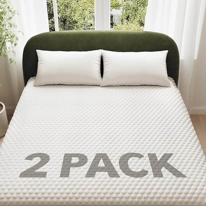 OhGeni 100% Waterproof Twin-2 Pack Mattress Protector, Fitted Sheet by OhGeni
