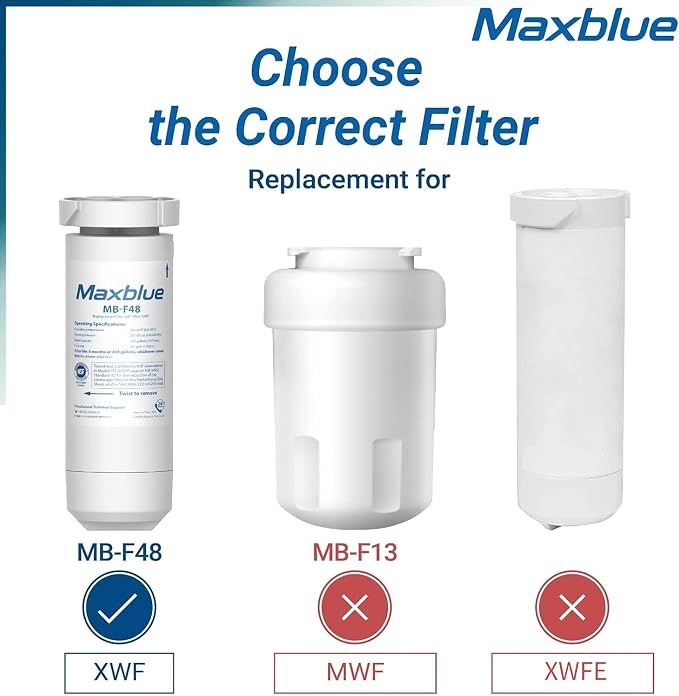 Maxblue XWF Replacement for GE® XWF, WR17X30702, NSF Certified Refrigerator - Image 2