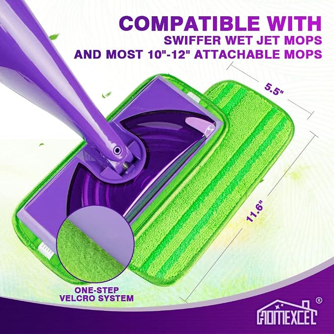 HOMEXCEL Microfiber Mop Pads Compatible - Image 2