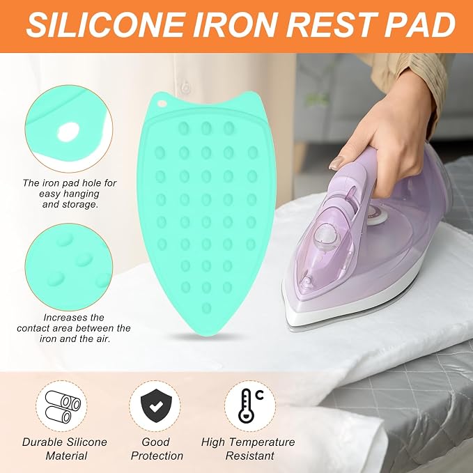 PATIKIL Silicone Iron Rest Pad, Lake Blue - Image 3
