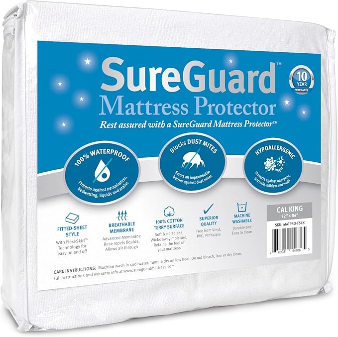 SureGuard California King Mattress Protector by SureGuardMattressProtectors