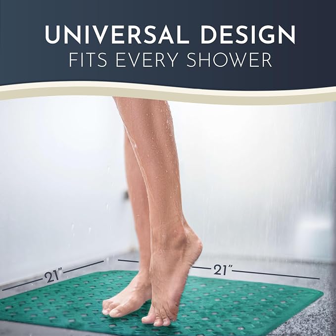 Homerella Anti Slip Shower Mat | Anti Mold Non Slip Bathtub Mat - Image 3