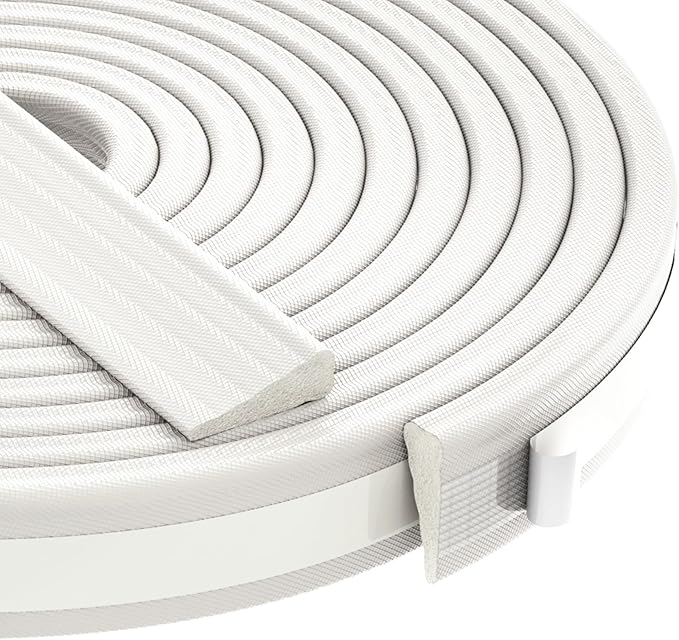 QDiShi 118" Wedge-Shape Weather Stripping Door Seal Weatherproof Foam Seals by QDiShi