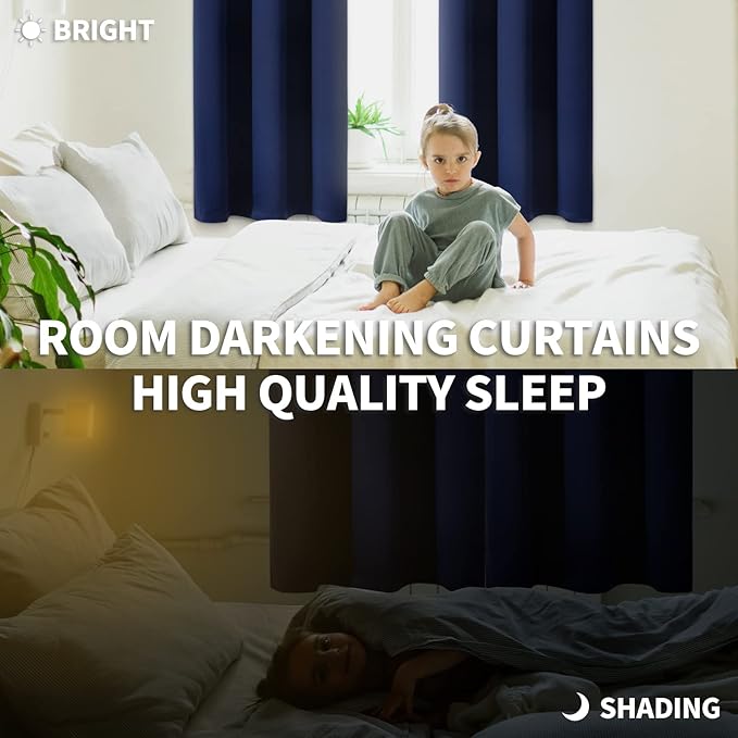 BGment Rod Pocket Blackout Curtains - Image 2