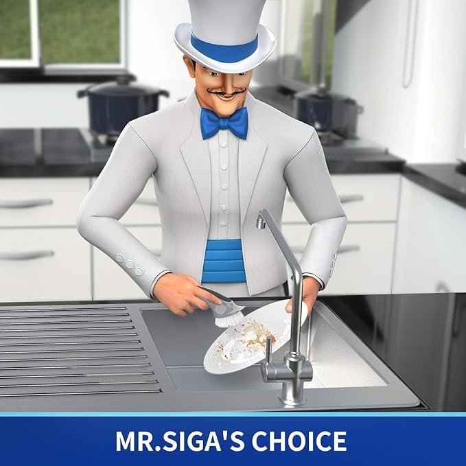 MR.SIGA Pot and Pan Cleaning Brush, Dish Brush - Image 2