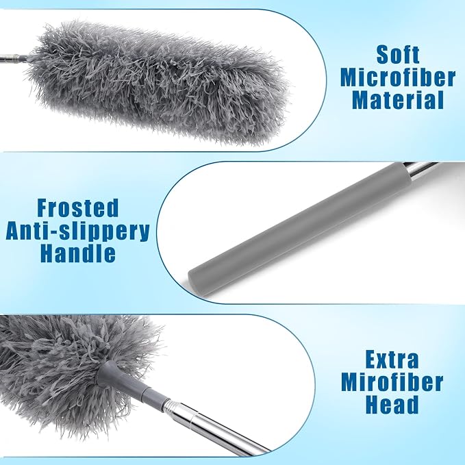 Tanlade 12 Pcs Microfiber Feather Duster - Image 3