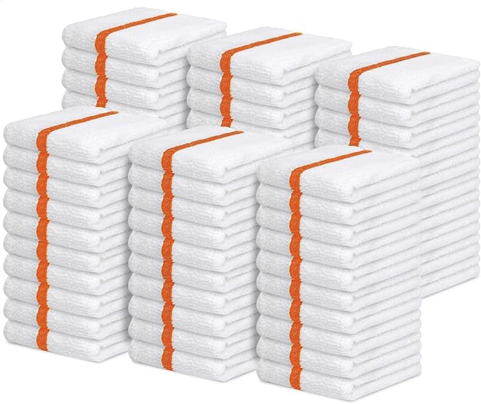 Avalon Towels Terry Bar Mop Towels Size 16"x19" – Absorbent and Durable by AvalonTowels