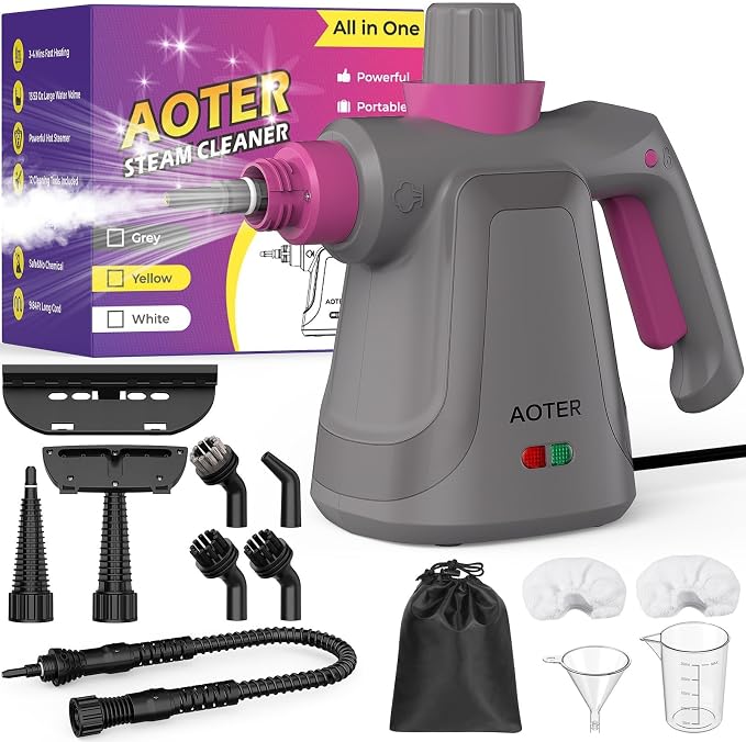 Pressurized Handheld Steam Cleaner, Portable Multi-Surface Cleaner by Unknown