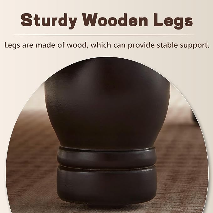 30-Inch Round Storage Ottoman, Modern Ottoman Coffee Table - Image 5