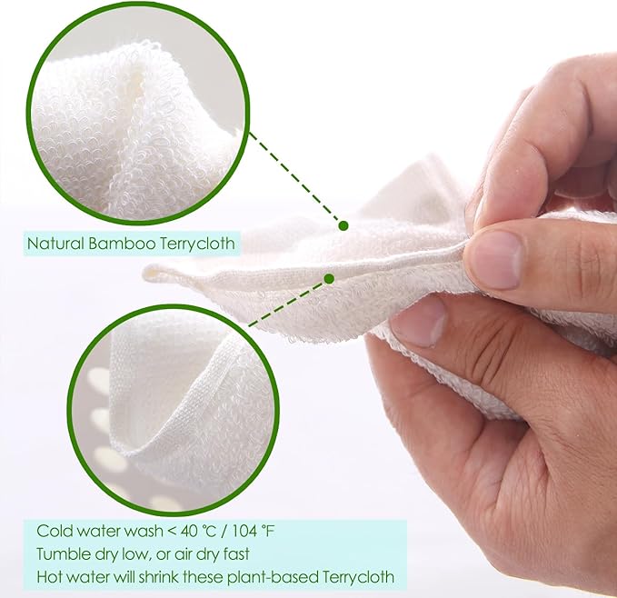 Dish Cloths 6 Pack, 10x14 inch Small Kitchen Washcloths - Image 4